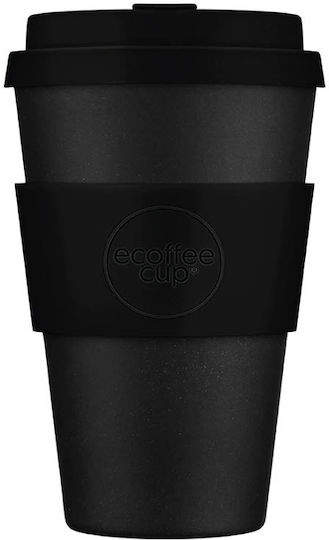 Ecoffee Cup Kerr & Napier Mug Plastic with Lid Black 400ml
