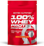 Scitec Nutrition 100% Whey Professional with Added Amino Acids Πρωτεΐνη Ορού Γάλακτος Χωρίς Γλουτένη με Γεύση Salted Caramel 500gr