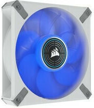 Corsair Ventilator Pentru Carcasă Premium ML120 LED Elite (2000rpm / 58.10cfm) cu Iluminare Roșie și Conexiune 4-Pin PWM Alb