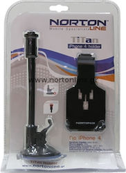 Mobile Phone Holder Car Holder Titan for iPhone 4 with Clip-Peg Black