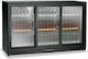 Bartscher Kühlschrank Rückwandbar 270Es mit drei Türen H85xB135xT53cm