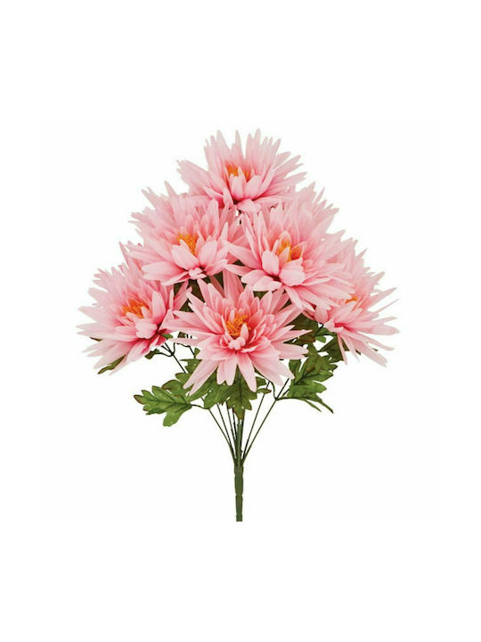 Marhome Bouquet of Artificial Flowers Dahlia Pink 54cm 1pcs