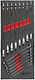 Milwaukee German Polygon Set with Size from 8mm to 22mm Max Bite 15pcs