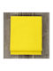 Nima Sheet for Single Bed with Elastic 100x200+32cm. Unicolors Yellow