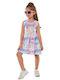 Kinderkleid Ärmellos Mehrfarbig