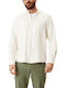 Langärmlig Baumwolle Hemd Beige