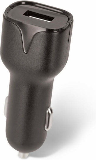 Setty Auto-Ladegerät 1A mit einem Anschluss: 1xUSB mit Kabel Mikro-USB Schwarz Farbe