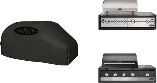 Boretti Ligorio Top Κάλυμμα Ψησταριάς Μαύρο Συμβατό με το Ligorio Top από Πολυεστέρα