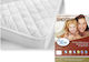 La Luna Protective Cover Double Waterproof with Skirt Smoothy White 150x200+35cm