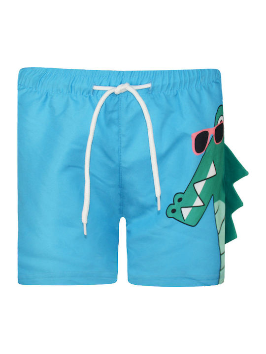 Energiers Dinosaur Kids Swimwear Swim Shorts Blue