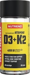 Nutrend Vitamins D3 + K2 Βιταμίνη 100mg 90 κάψουλες
