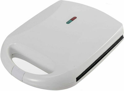 Silver LW074 Sandwich Maker with Ceramic Plates for for 2 Sandwiches Sandwiches 1500W White