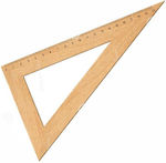 Γεωμετρικό Τρίγωνο Ξύλινο 20cm με Λαβή Μοδιστρών