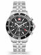 Swiss Military Hanowa Flagship Herrenuhr 43mm Chronograph Batterie mit Silber rostfreiem Stahlarmband