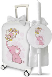 Baptismal Package Bonjour Bebe "20005_pink elephant"