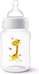 Philips Plastikflasche Natural Gegen Koliken mit Silikonsauger für 1 Monate Giraffe 260ml 1Stück