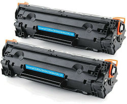 VS Συμβατό Toner για Laser Εκτυπωτή HP 85A CE285A 2000 Σελίδων Μαύρο με νέο Chip