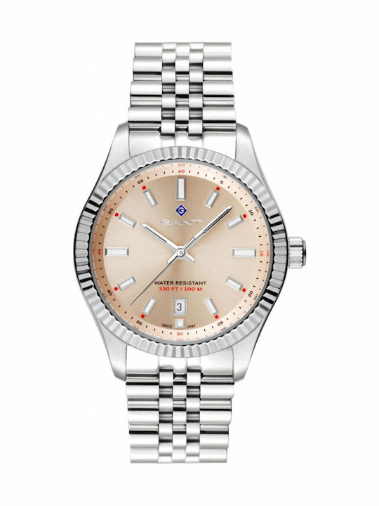 Gant Sussex Women's Watch with Silver Metal Bra...