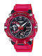 Casio G-Shock Analog/Digital Men's Watch 47.1mm Chronograph Battery with Red Rubber Strap