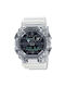 Casio G-Shock Analog/Digital Uhr Chronograph Batterie mit Weiß Kautschukarmband