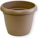 Viosarp ΝΟ344 Flower Pot 29x24cm in Brown Color