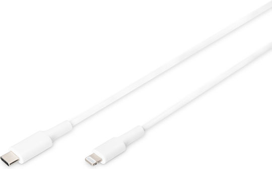 Digitus USB-C to Lightning Cable Λευκό 1m (DB-600109-010-W)