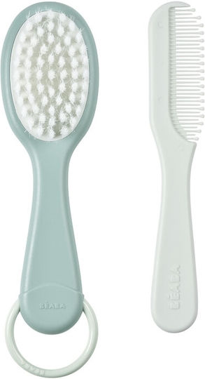 Beaba Baby Brush & Comb Green Blue 2pcs