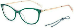 Missoni Eyeglass Frame Butterfly Green MMI 0017 IWB