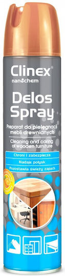 Clinex Delos 2 Σε 1 Καθαριστικό Spray Επίπλων 300ml