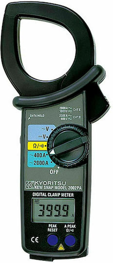 Kyoritsu Αμπεροτσιμπίδα Ψηφιακή 2000A AC 2002R True RMS με Ακροδέκτες