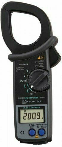 Kyoritsu Αμπεροτσιμπίδα Digital 2000A AC 2009R Wahre Effektivwert mit Prüfleitungen