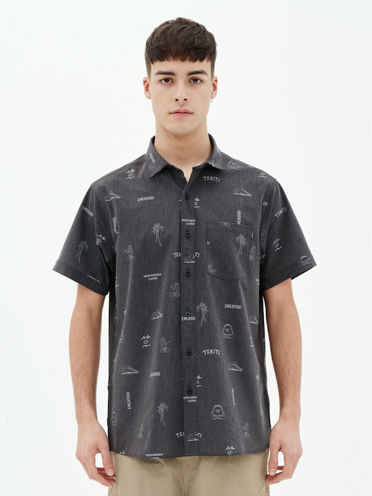 Emerson Short-sleeved Shirt Black