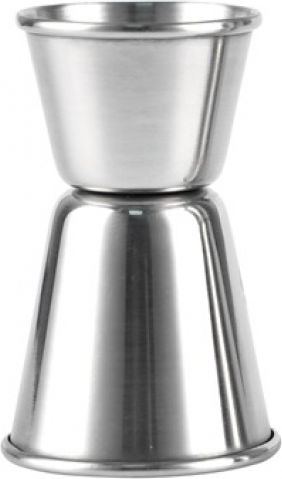 Ready Διπλή Μεζούρα Ποτών με Χωρητικότητα 15/30ml Inox