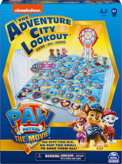 Joc de Societate Paw Patrol: The Adventure City Lookout Game pentru 2-6 Jucători 4+ Ani (EN) Spin Master