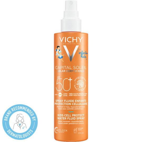 Vichy Capital Soleil Waterproof Kids Sunscreen Spray SPF50 200ml