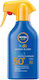 Nivea Αδιάβροχο Παιδικό Αντηλιακό Spray Sun Kids Protect & Care για Πρόσωπο & Σώμα SPF50+ 270ml