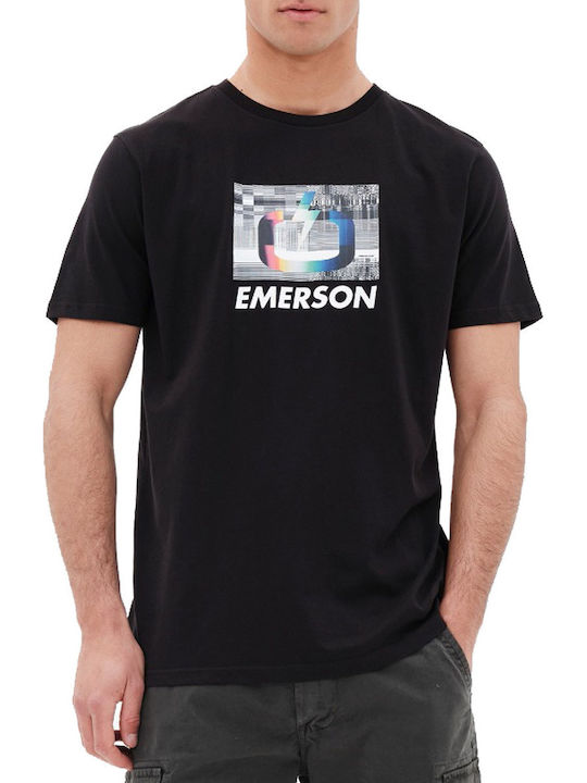 Emerson Тениска Черен