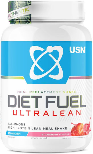 USN Meal Replacement Shake DietFuel UltraLean Supplement for Weight Loss 1000gr Strawberry