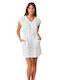 Nautica Women's Summer Cotton Nightgown White