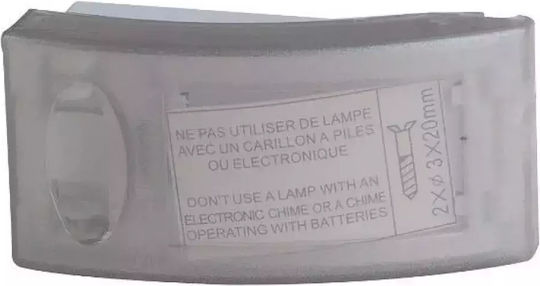 Eurolamp Μπουτόν Κουδουνιού χωρίς Πλαίσιο σε Λευκό Χρώμα 147-12010