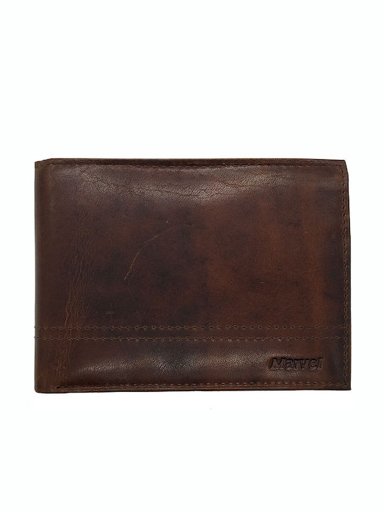 Leather Men's Wallet Classic Brown