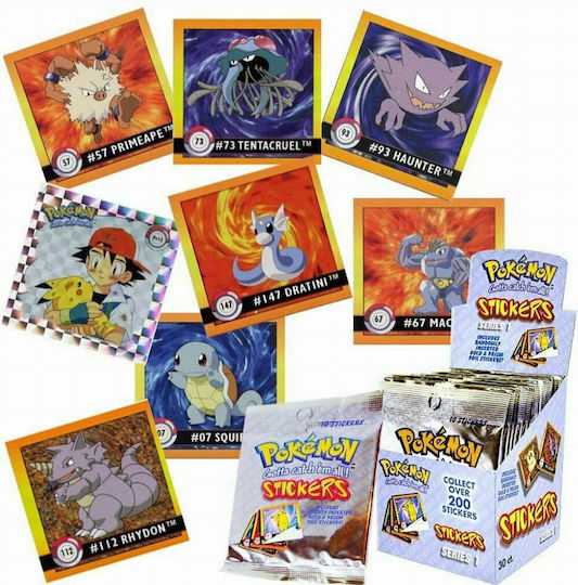 Stickers Pokemon für Kinder ab 3++ Jahren