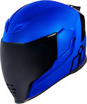 Icon Airflite Mips Jewel Helmet Full Face Helmet with Sun Visor DOT / ECE 22.05 Blue 0101-14191