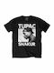 Rock Off Tupac Eyes Closed T-shirt σε Μαύρο χρώμα