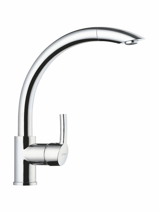 Macart Arwa Surf ΒΡ03002000 Kitchen Faucet Counter Silver