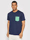 T-shirt Navy Μπλε