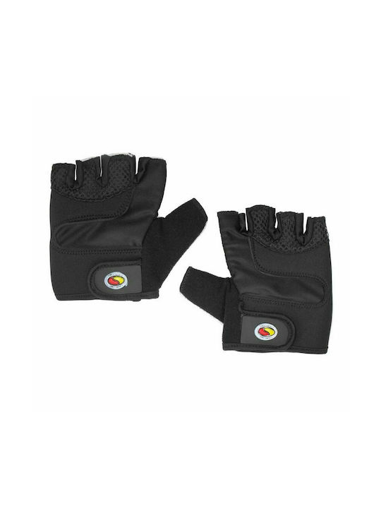 SMJ Sport AN-465 Herren Sport Handschuhe Fitnessstudio Schwarz