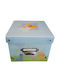 Disney Children's Folding Storage Box made of Plastic Light Blue 15.5x13x13cm 1pcs