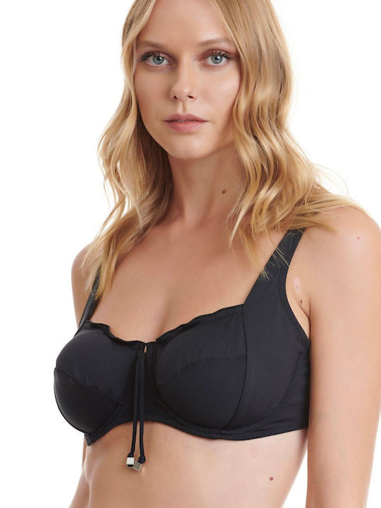 Bikinioberteile F-Cup Schwarz