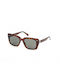 Guess Women's Sunglasses with Brown Tartaruga Plastic Frame and Gray Lens GU8243 53N